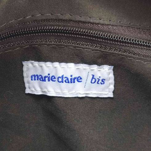 マリクレール marie claire フロントロック フェイクレザーショルダーバッグ レディース