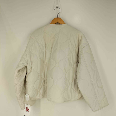 ザラ ZARA クロップド キルティングジャケット レディース import:L