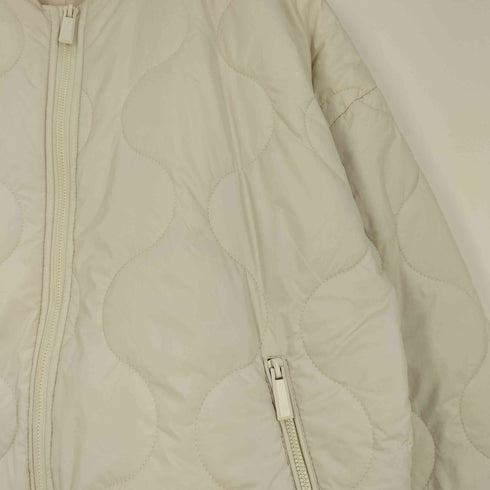 ザラ ZARA クロップド キルティングジャケット レディース import:L