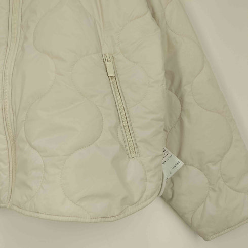 ザラ ZARA クロップド キルティングジャケット レディース import:L