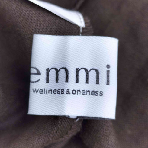 エミ emmi ギャザーリネン混ワンピース レディース 1