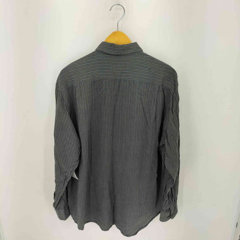 mondo di marco MADE IN ITALY ヘリンボーンストライプBDシャツ メンズ import:L