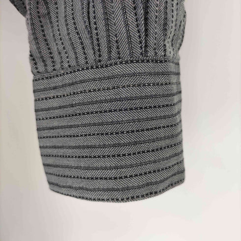 mondo di marco MADE IN ITALY ヘリンボーンストライプBDシャツ メンズ import:L