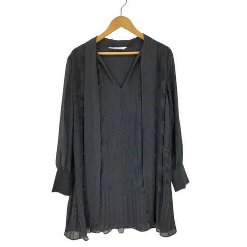 ザラ ZARA プリーツブラウス レディース JPN:M