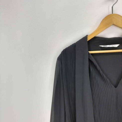ザラ ZARA プリーツブラウス レディース JPN:M