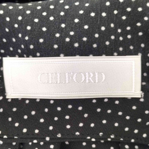 セルフォード CELFORD ドット フリルブラウス レディース 38