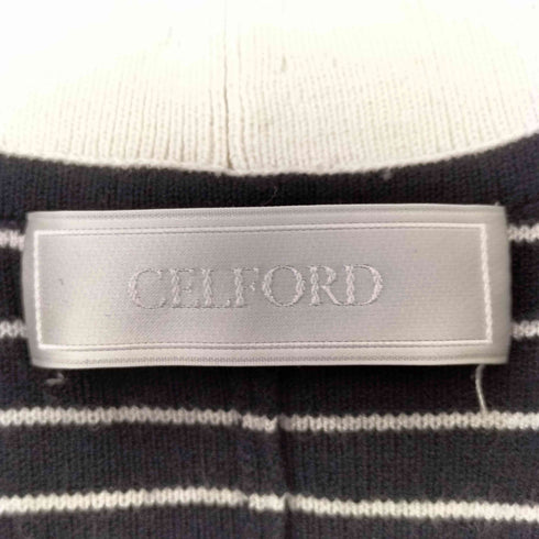セルフォード CELFORD スカラップセーラーニットワンピース レディース 36
