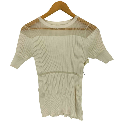 ルシェルブルー LE CIEL BLEU Transperent half sleeve レディース 36