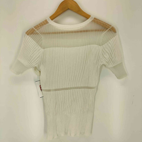 ルシェルブルー LE CIEL BLEU Transperent half sleeve レディース 36
