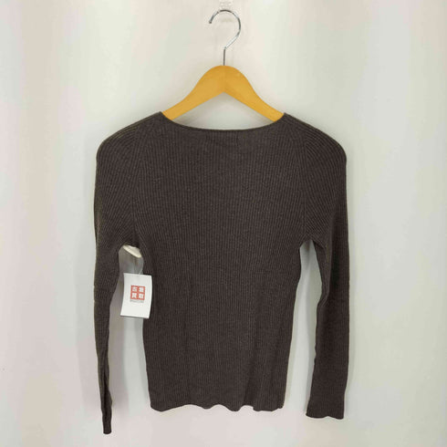 ユニクロ UNIQLO 3Dカシミヤリブクルーネックセーター レディース JPN:M