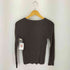 ユニクロ UNIQLO 3Dカシミヤリブクルーネックセーター レディース JPN:M