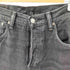 リーバイス Levis 501 ストレートブラックデニムパンツ メンズ 32/32