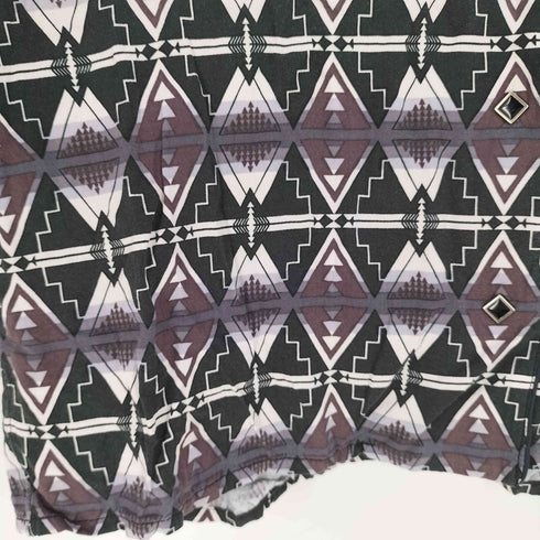 ペンドルトン PENDLETON 総柄 開襟 オープンカラー レーヨンシャツ レディース import:L