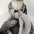 イヴサンローラン Yves Saint Laurent ヒョウ柄 プリーツ スカーフ レディース