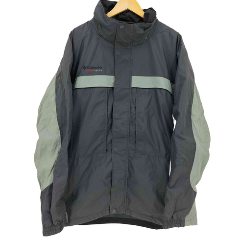 コロンビア Columbia CROSS TERRA スリランカ製 ナイロン マウンテンジャケット 裾ドローコード メンズ import:XL