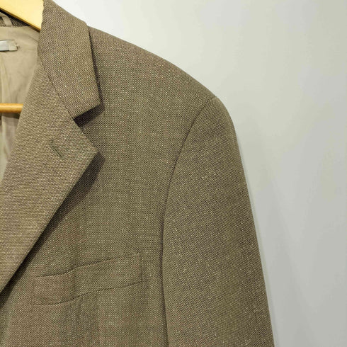 バーニーズニューヨーク BARNEYS NEWYORK barneys new york MADE IN ITALY シルク混 3B テーラードジャケット メンズ