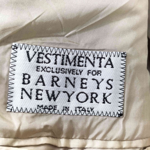 バーニーズニューヨーク BARNEYS NEWYORK barneys new york MADE IN ITALY シルク混 3B テーラードジャケット メンズ