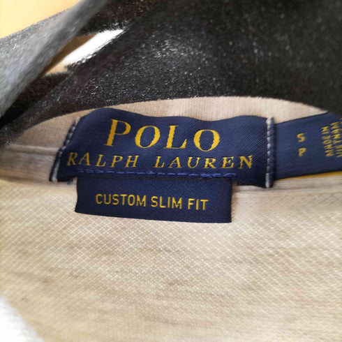ポロラルフローレン POLO RALPH LAUREN CUSTOM SLIM FIT スモールポニー刺繍ポロシャツ メンズ S P