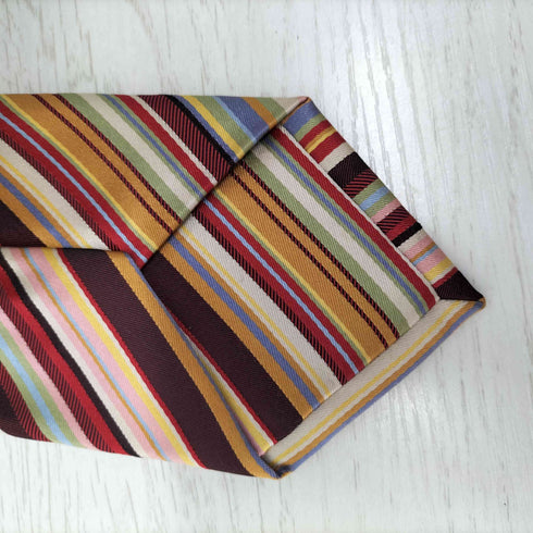 ポールスミス Paul Smith ストライプ柄 シルクネクタイ メンズ