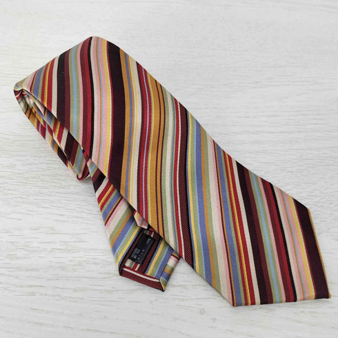ポールスミス Paul Smith ストライプ柄 シルクネクタイ メンズ