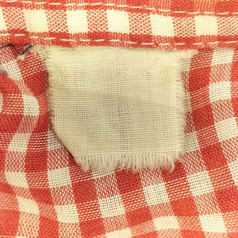 L/S ギンガムチェックウエスタンチェック柄シャツ メンズ