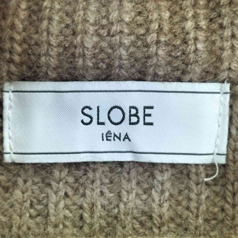 スローブイエナ SLOBE IENA ラクーン混ニュアンスオーバープルオーバー レディース