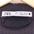 ザラ ZARA プリーツシャツジャケット メンズ import:L