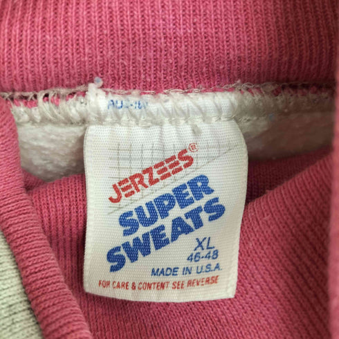 ジャージーズ JERZEES USA製 フラワープリント ハイネックスウェット レディース import:XL