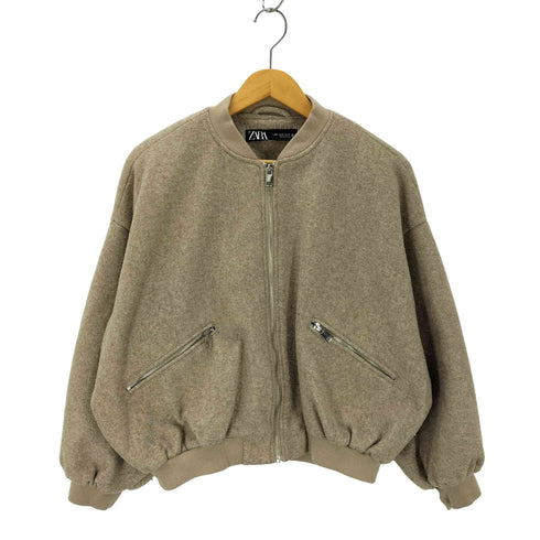 ザラ ZARA プラッシュボンバージャケット レディース JPN:XS