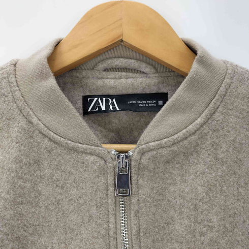 ザラ ZARA プラッシュボンバージャケット レディース JPN:XS