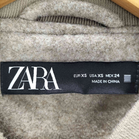 ザラ ZARA プラッシュボンバージャケット レディース JPN:XS