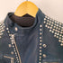ザディグエヴォルテール ZADIG&VOLTAIRE スタッズデザインレザーライダースジャケット メンズ 68