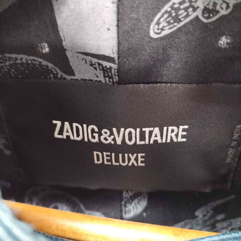 ザディグエヴォルテール ZADIG&VOLTAIRE スタッズデザインレザーライダースジャケット メンズ 68