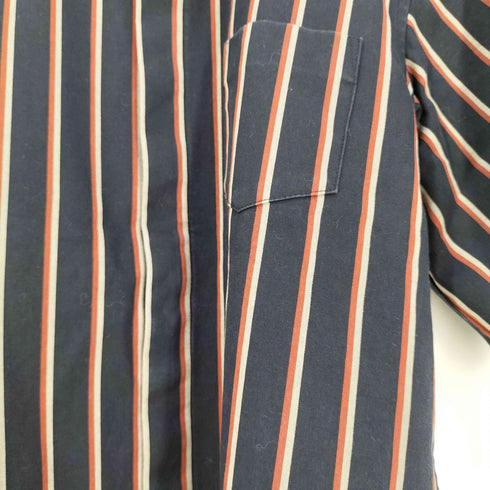 トーガプルラ TOGA PULLA bonding stripe s/s shirt ボンディング ストライプ ショートスリーブシャツ レディース JPN:36