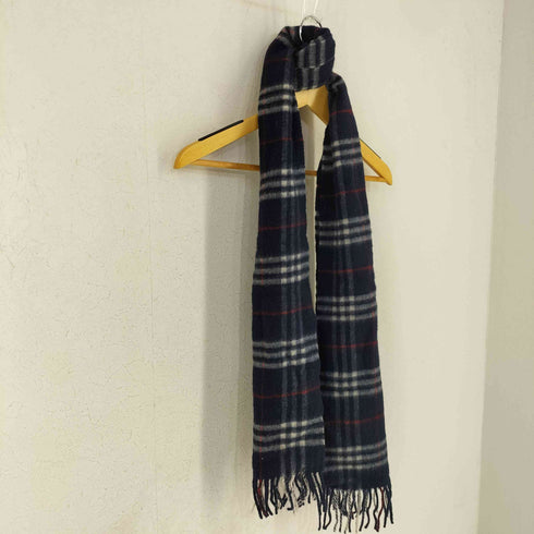 バーバリーロンドン BURBERRY LONDON 英国製 ノバチェック ウールマフラー メンズ