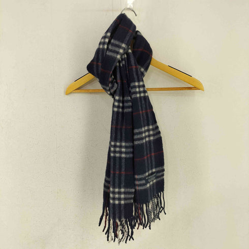 バーバリーロンドン BURBERRY LONDON 英国製 ノバチェック ウールマフラー メンズ