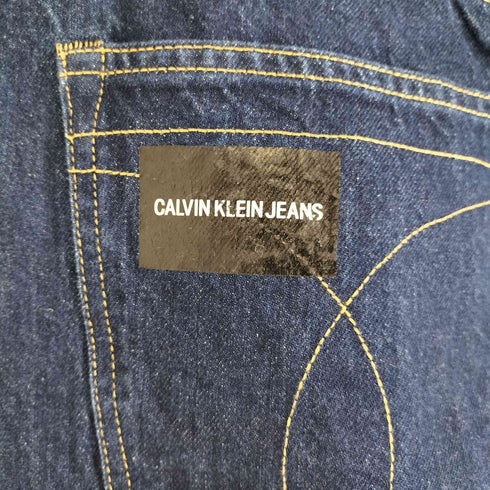 カルバンクラインジーンズ Calvin Klein Jeans logo print jeans ロゴ プリント ストレート ジーンズ メンズ 38×32