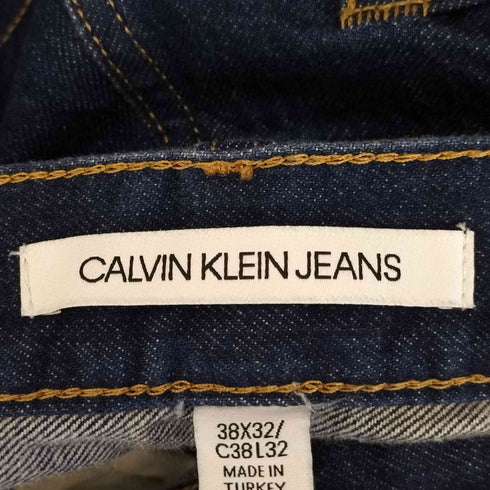 カルバンクラインジーンズ Calvin Klein Jeans logo print jeans ロゴ プリント ストレート ジーンズ メンズ 38×32