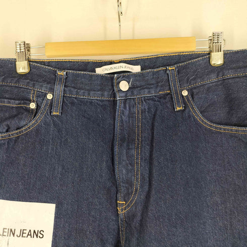 カルバンクラインジーンズ Calvin Klein Jeans logo print jeans ロゴ プリント ストレート ジーンズ メンズ 38×32