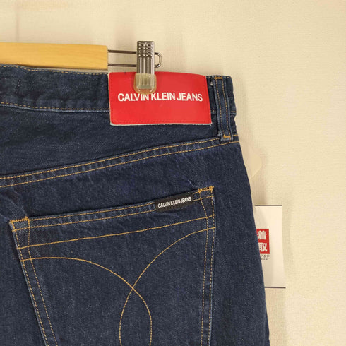 カルバンクラインジーンズ Calvin Klein Jeans logo print jeans ロゴ プリント ストレート ジーンズ メンズ 38×32