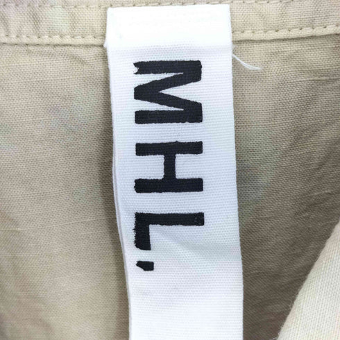 エムエイチエル MHL. 19SS DRY COTTON LINEN SHIRTS 半袖シャツ レディース JPN:1