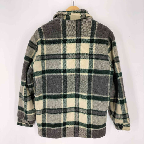 ウールリッチ WOOLRICH 70S 白タグ 裏起毛 デカtalon ウールシャツジャケット メンズ JPN:M