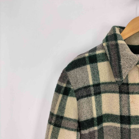 ウールリッチ WOOLRICH 70S 白タグ 裏起毛 デカtalon ウールシャツジャケット メンズ JPN:M