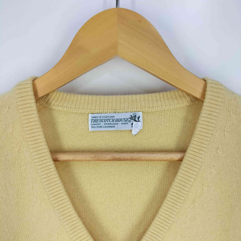 ザスコッチハウス The Scotch House カシミヤ Vネック ニット メンズ 42