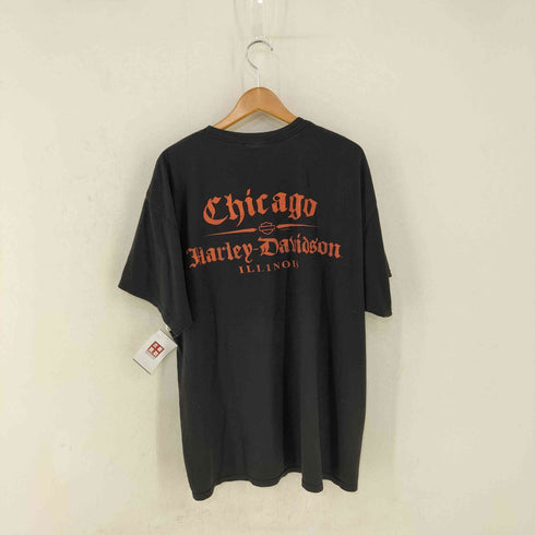 ハーレーダビッドソン HARLEY-DAVIDSON 両面プリント ロゴ TEE メンズ import:XL