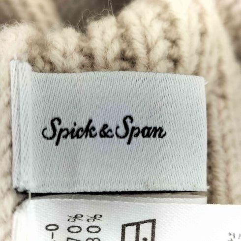 ユーバイスピックアンドスパン U by SPICK&SPAN ショートジップカーディガン レディース