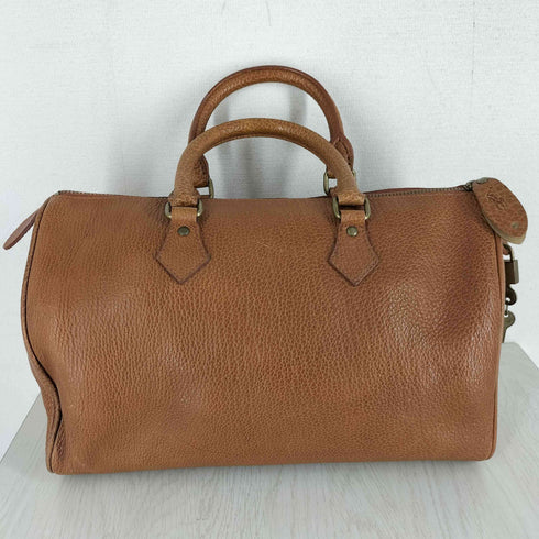 ラルフローレン RALPH LAUREN シボ革 ミニボストンバッグ メンズ
