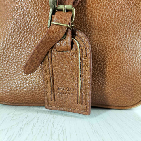 ラルフローレン RALPH LAUREN シボ革 ミニボストンバッグ メンズ