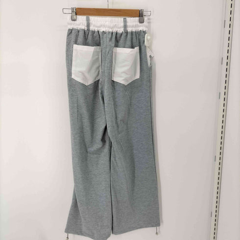 切替スウェットワイドパンツ メンズ