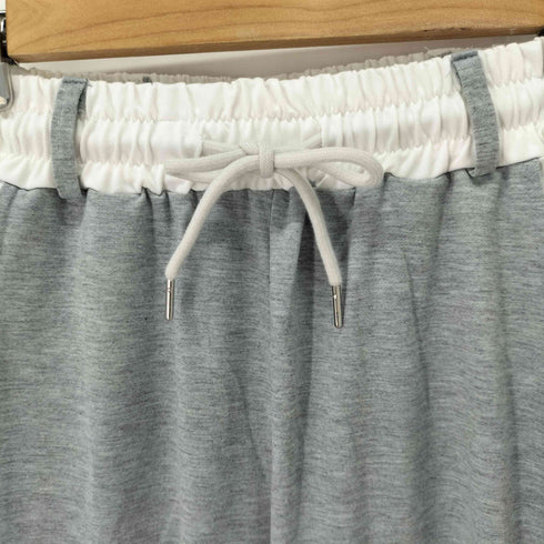 切替スウェットワイドパンツ メンズ